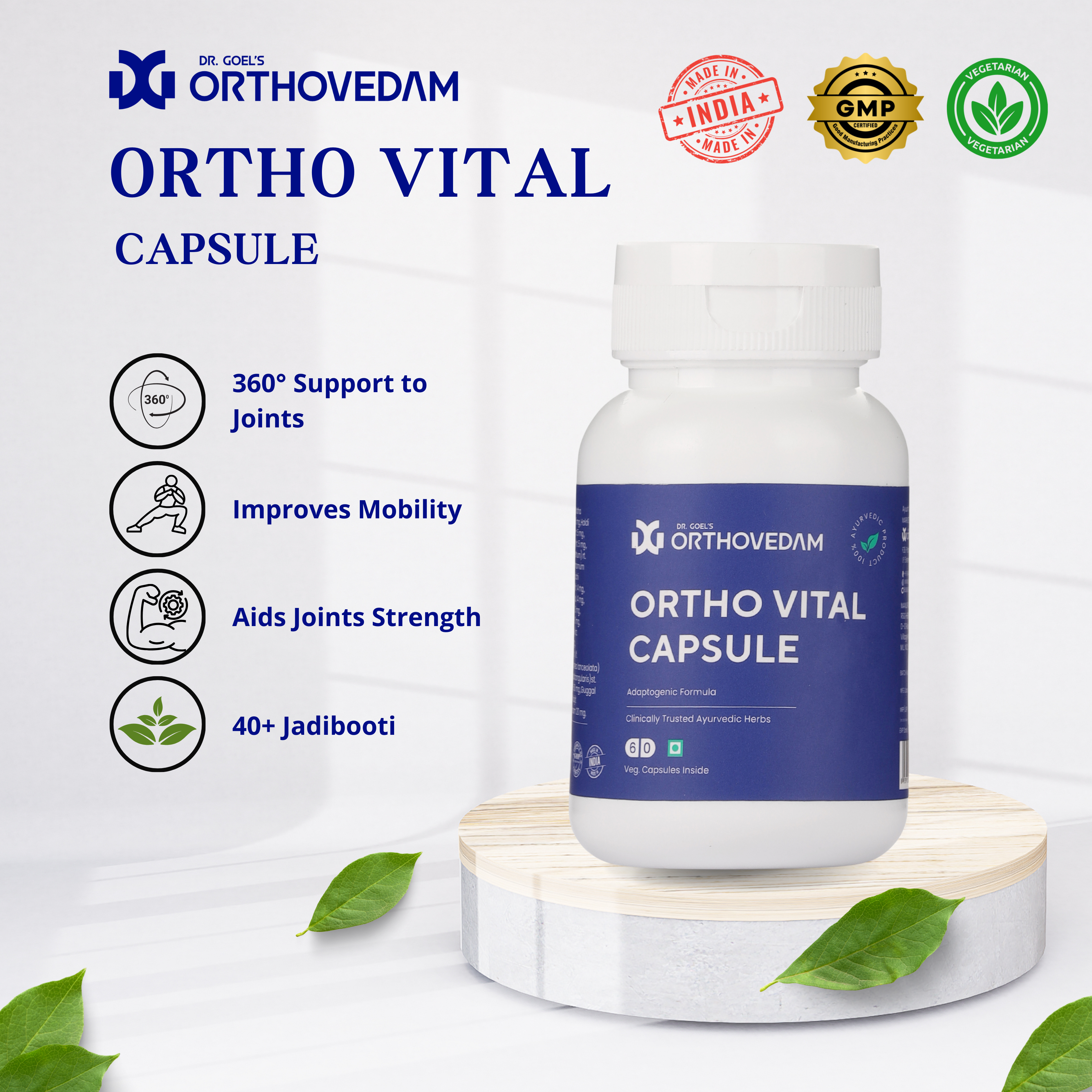 Ayurvedic Medicine for Knee Pain – Knee Care Kit – Orthovedam
